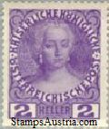 Austria Stamp Yvert 102 - Briefmarke Osterreich Michel 140