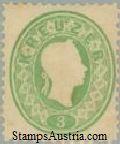 Austria Stamp Yvert 18 - Briefmarke Osterreich Michel 19