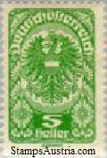 Austria Stamp Yvert 189 - Briefmarke Osterreich Michel 256