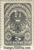 Austria Stamp Yvert 190 - Briefmarke Osterreich Michel 257
