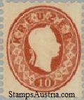 Austria Stamp Yvert 20 - Briefmarke Osterreich Michel 21