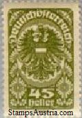 Austria Stamp Yvert 201 - Briefmarke Osterreich Michel 270