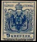 Austria Stamp Yvert 5 - Briefmarke Osterreich Michel 5