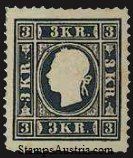 Austria Stamp Yvert 7 - Briefmarke Osterreich Michel 11 I
