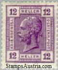 Austria Stamp Yvert 97 - Briefmarke Osterreich Michel 135