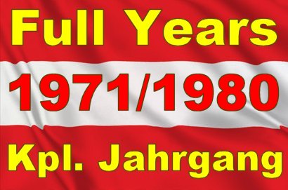 Austria Full Years 1971/80 / Osterreich kompl. jahrgang 1971/80 - Click Image to Close